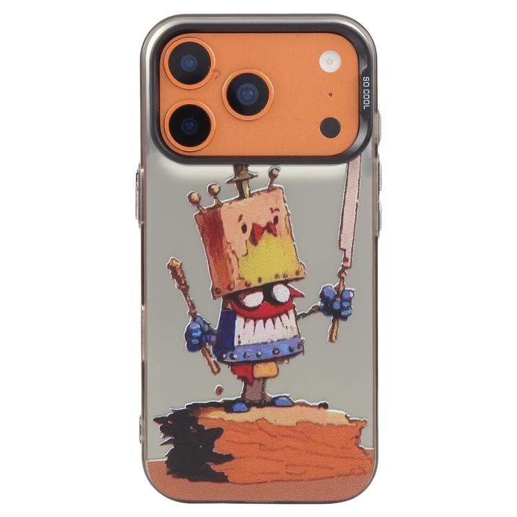 Animal Pattern Oil Painting Series PC + TPU Phone Case, For iPhone 16 Pro