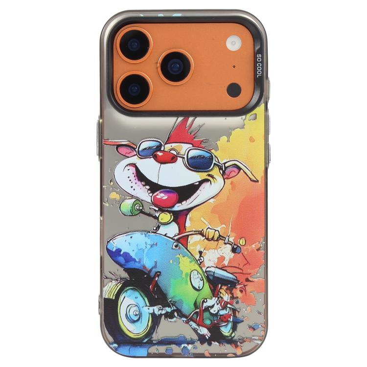 Animal Pattern Oil Painting Series PC + TPU Phone Case, For iPhone 16 Pro