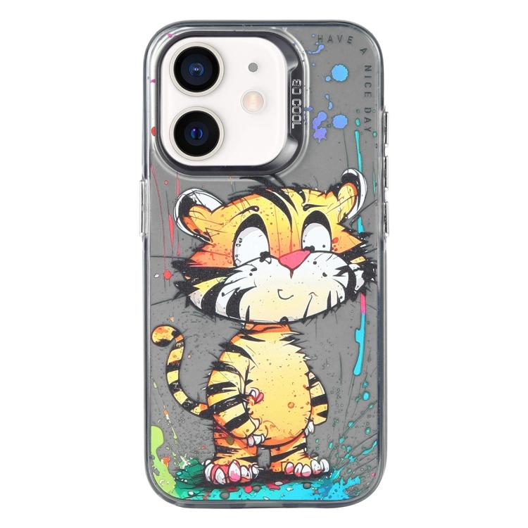 Animal Pattern Oil Painting Series PC + TPU Phone Case