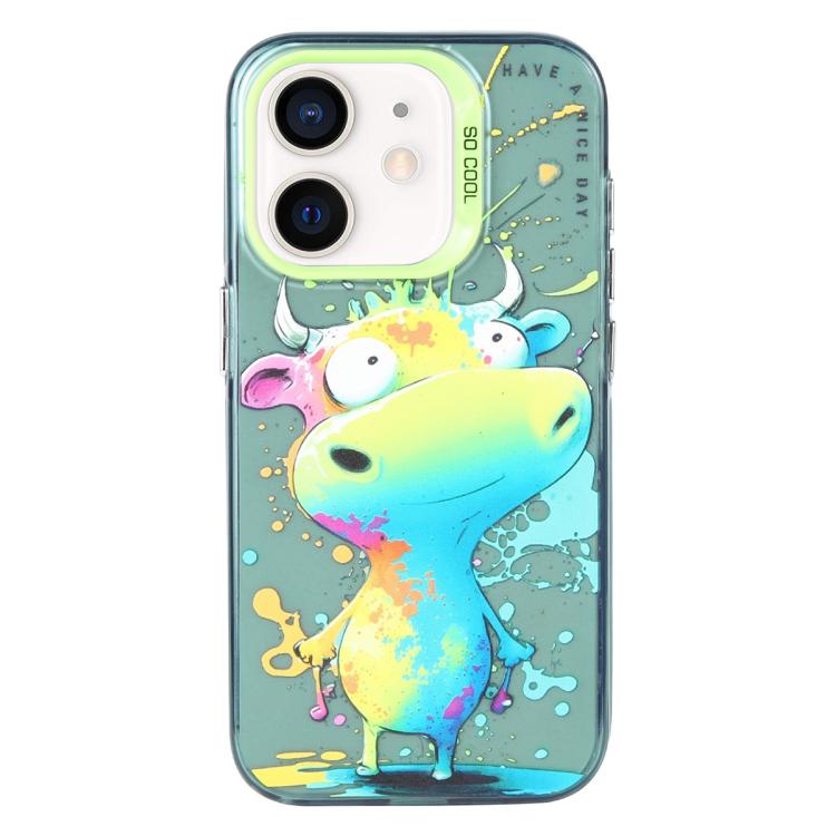 Animal Pattern Oil Painting Series PC + TPU Phone Case