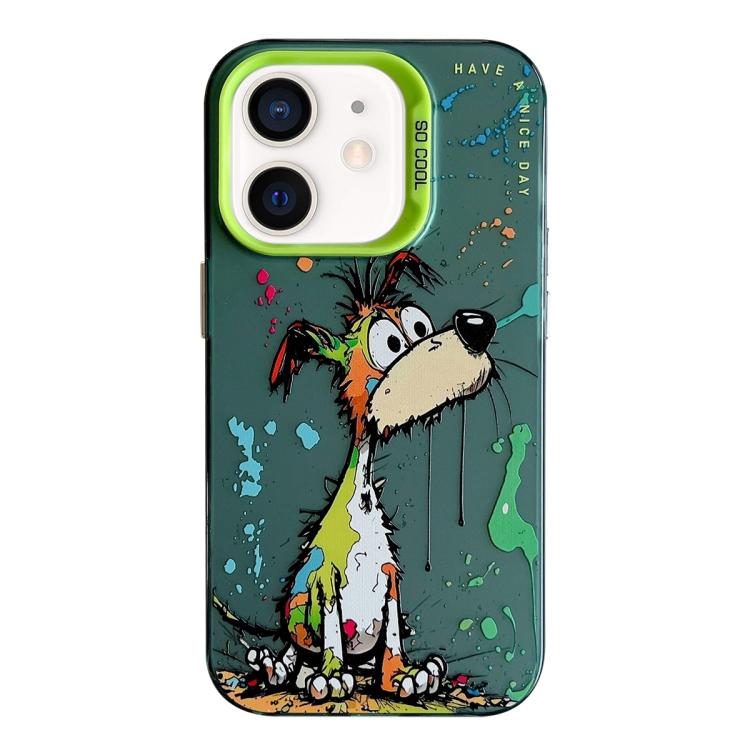 Animal Pattern Oil Painting Series PC + TPU Phone Case