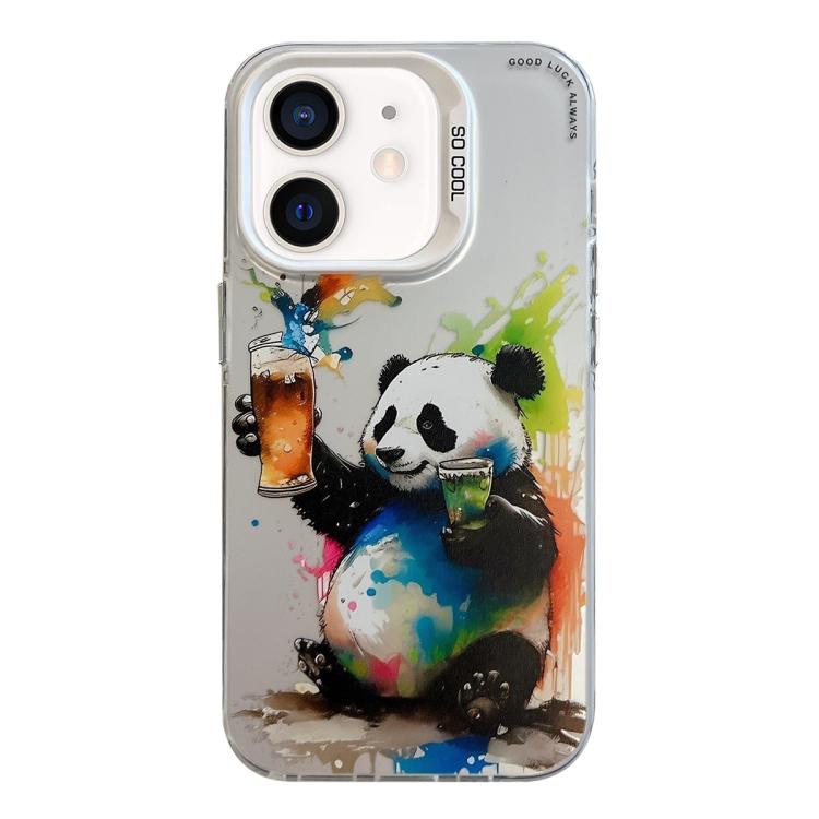 Animal Pattern Oil Painting Series PC + TPU Phone Case