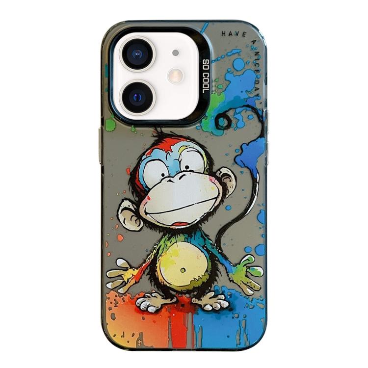 Animal Pattern Oil Painting Series PC + TPU Phone Case