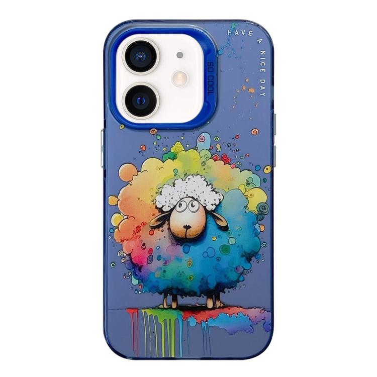 Animal Pattern Oil Painting Series PC + TPU Phone Case