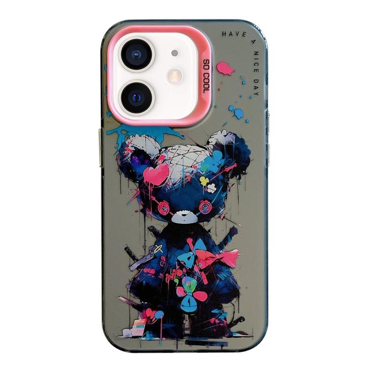 Animal Pattern Oil Painting Series PC + TPU Phone Case