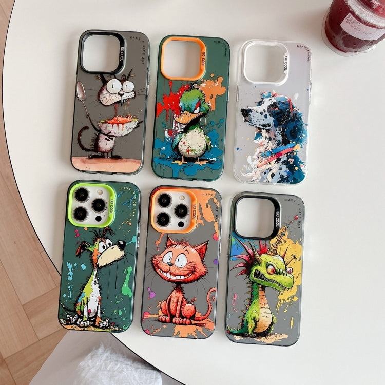 Animal Pattern Oil Painting Series PC + TPU Phone Case, For iPhone 6s Plus / 6 Plus