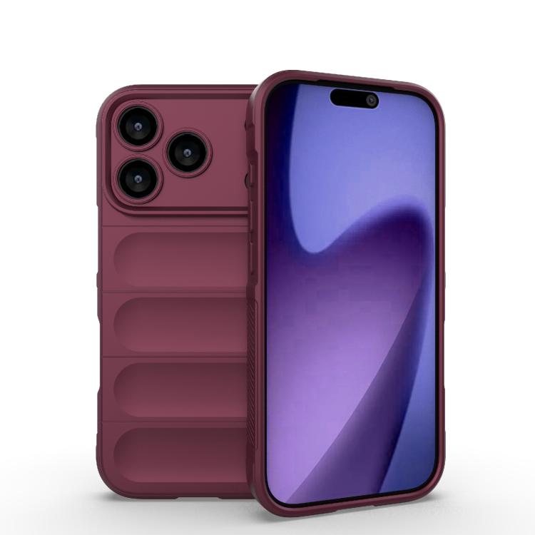 Magic Shield TPU + Flannel Phone Case, For iPhone 17 Pro, For iPhone 17