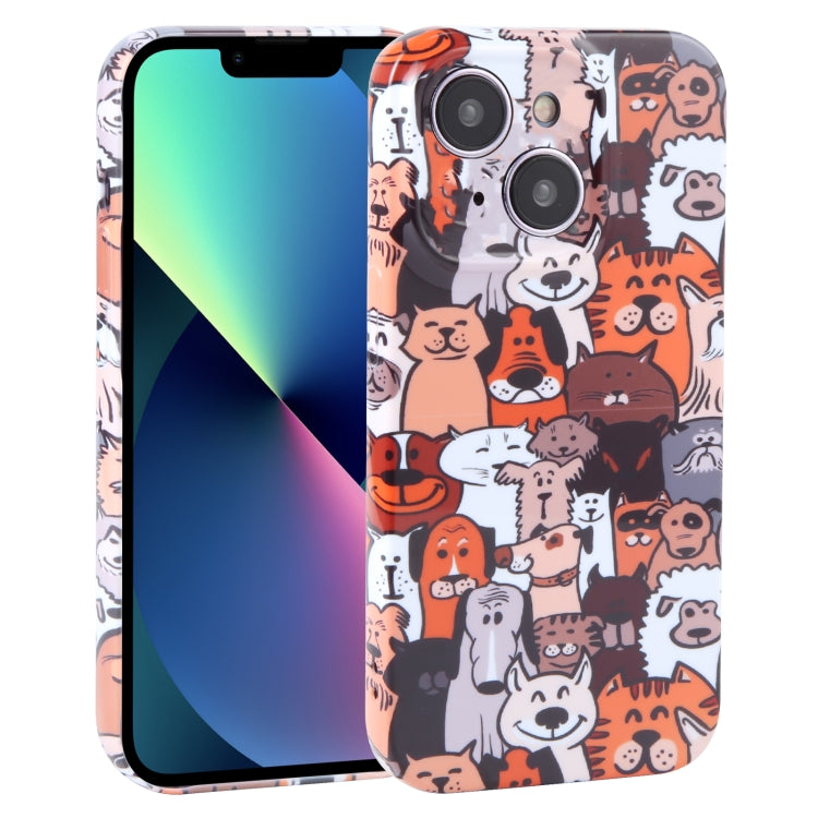 Dustproof Net Full Coverage PC Phone Case, For iPhone 13 mini
