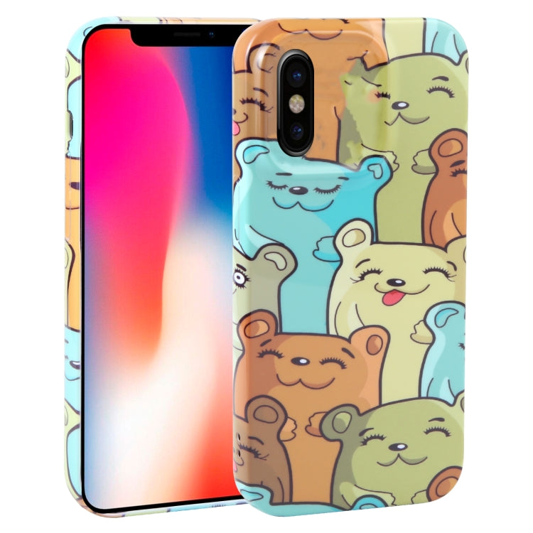 Dustproof Net Full Coverage PC Phone Case, For iPhone X / XS