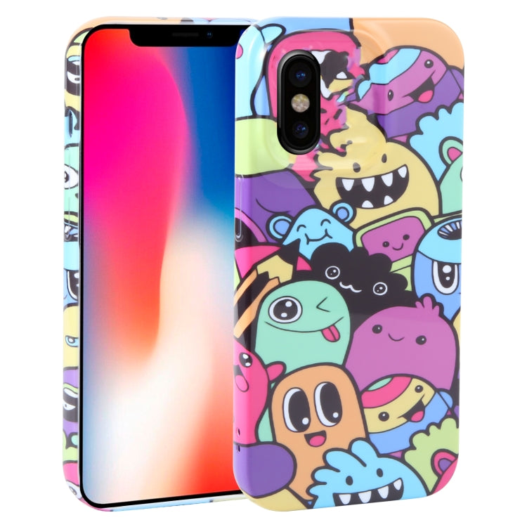 Dustproof Net Full Coverage PC Phone Case, For iPhone X / XS
