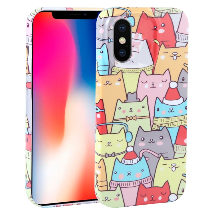Dustproof Net Full Coverage PC Phone Case, For iPhone X / XS