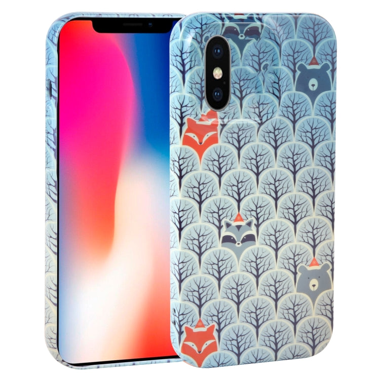 Dustproof Net Full Coverage PC Phone Case, For iPhone X / XS