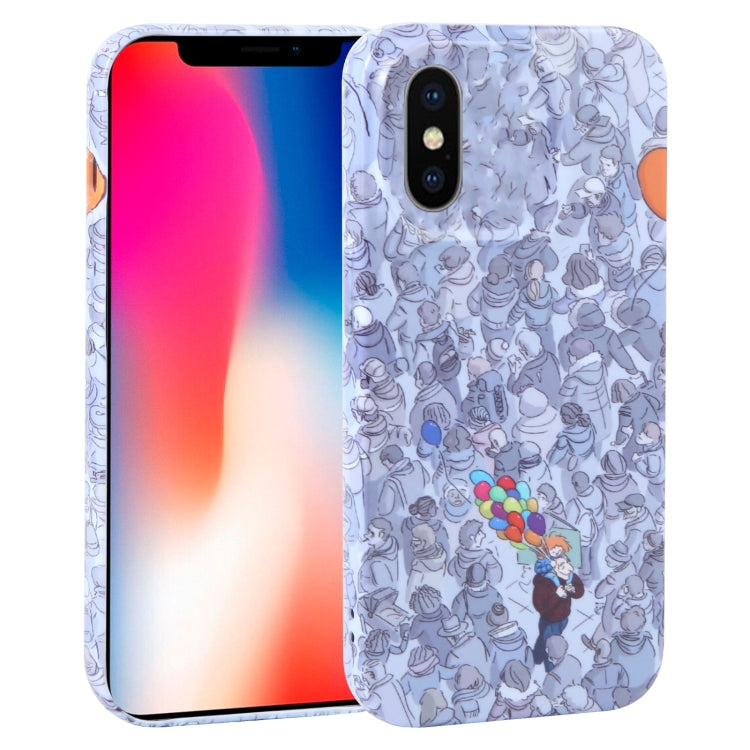 Dustproof Net Full Coverage PC Phone Case, For iPhone X / XS