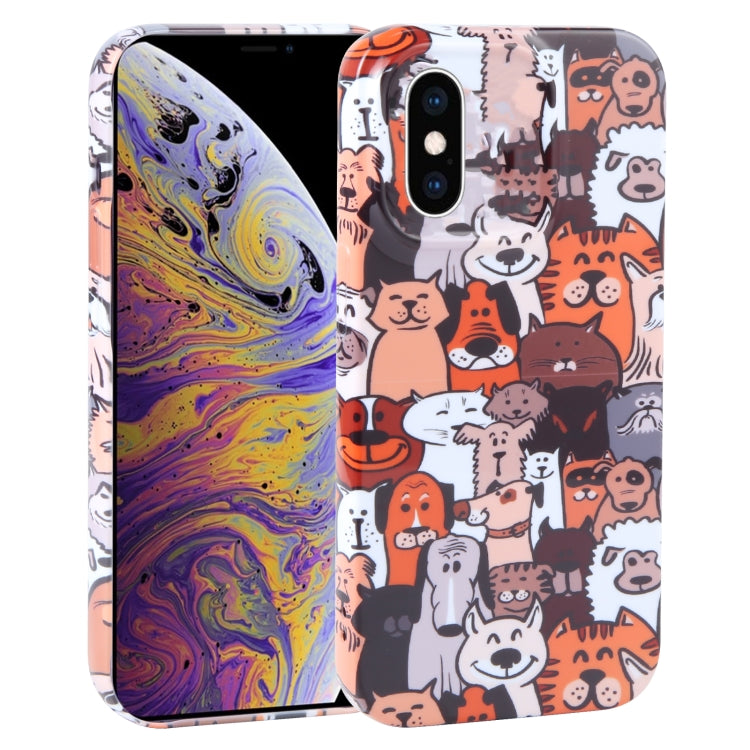 Dustproof Net Full Coverage PC Phone Case, For iPhone XS Max