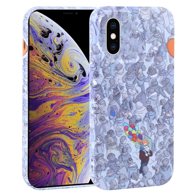 Dustproof Net Full Coverage PC Phone Case, For iPhone XS Max