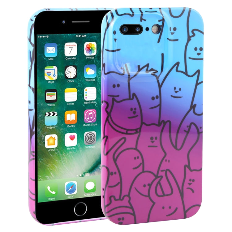 Dustproof Net Full Coverage PC Phone Case, For iPhone 8 Plus / 7 Plus