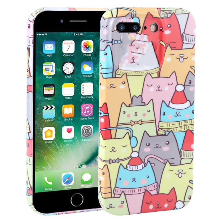 Dustproof Net Full Coverage PC Phone Case, For iPhone 8 Plus / 7 Plus