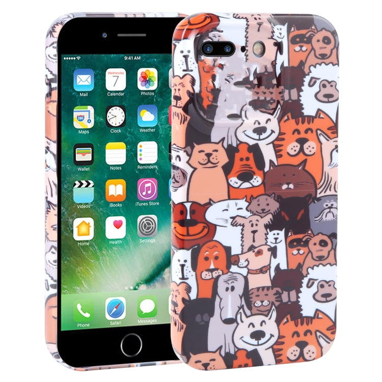 Dustproof Net Full Coverage PC Phone Case, For iPhone 8 Plus / 7 Plus