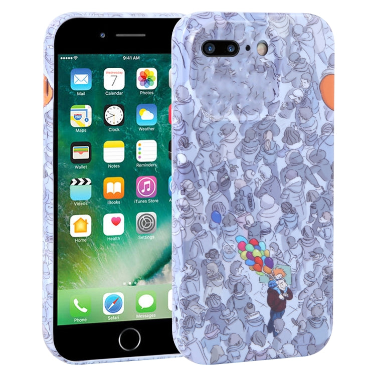 Dustproof Net Full Coverage PC Phone Case, For iPhone 8 Plus / 7 Plus