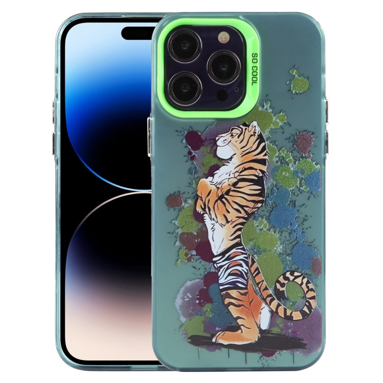 Animal Pattern PC Phone Case, For iPhone 15 Pro, For iPhone 14 Pro Max, For iPhone 15 Plus
