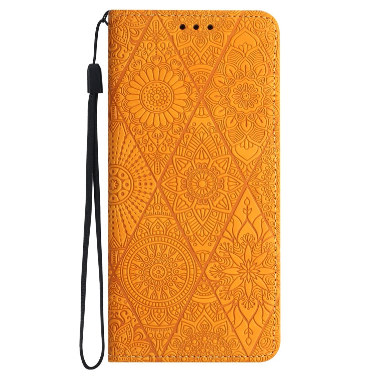 Ethnic Embossed Adsorption Leather Phone Case, For iPhone 15