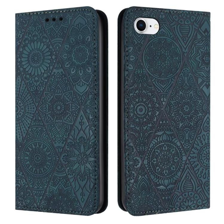Ethnic Embossed Adsorption Leather Phone Case, For iPhone 16e, For iPhone 16 Pro Max, For iPhone 16 Pro, For iPhone 16 Plus
