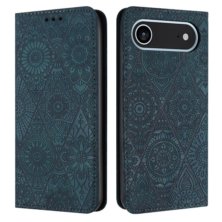 Ethnic Embossed Adsorption Leather Phone Case, For iPhone Air, For iPhone 16 Pro Max, For iPhone 16 Pro, For iPhone 16 Plus