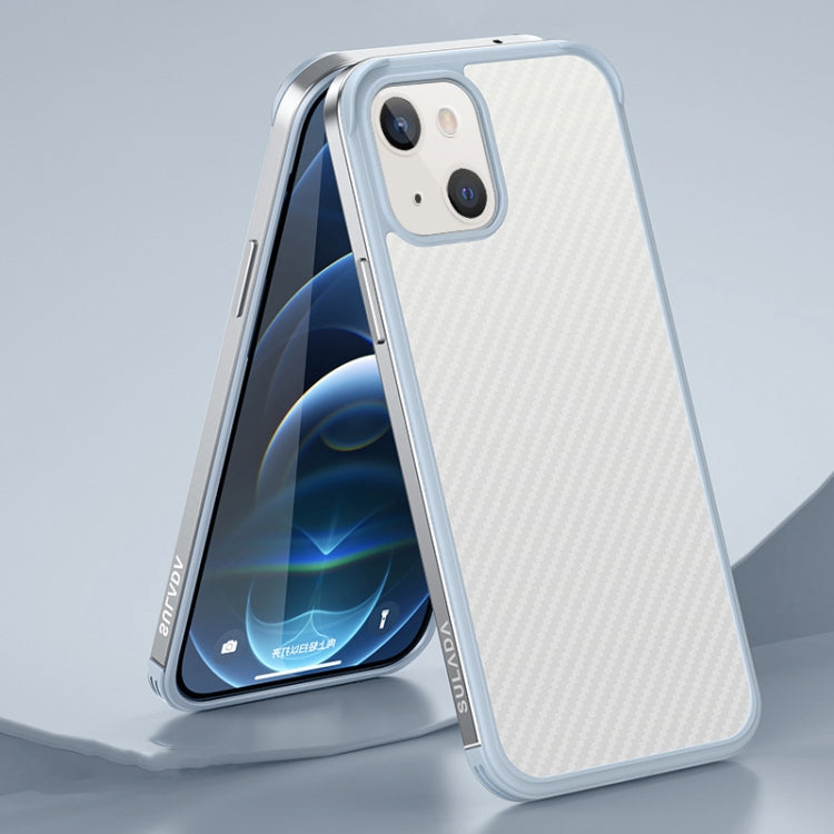 SULADA Luxury 3D Carbon Fiber Textured Metal + TPU Frame Phone Case, For iPhone 13 Pro Max, For iPhone 13 Pro, For iPhone 13, For iPhone 13 mini