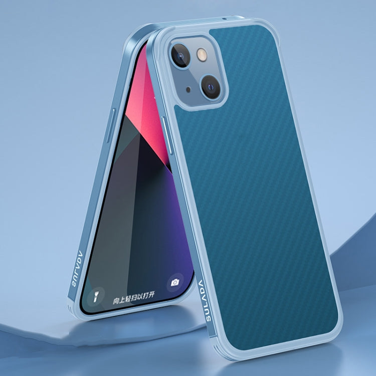SULADA Luxury 3D Carbon Fiber Textured Metal + TPU Frame Phone Case, For iPhone 13 Pro Max, For iPhone 13 Pro, For iPhone 13, For iPhone 13 mini