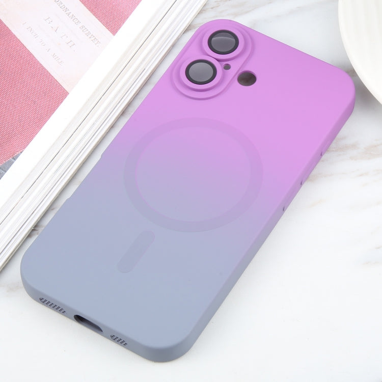 Liquid TPU Silicone Gradient MagSafe Phone Case, For iPhone 16, For iPhone 15 Pro Max, For iPhone 15 Pro, For iPhone 15 Plus