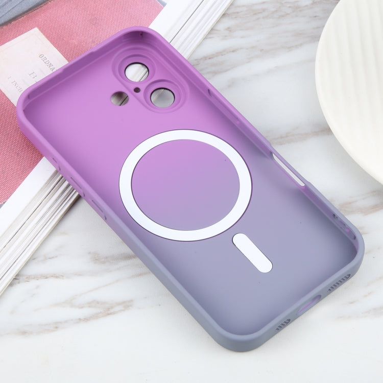 Liquid TPU Silicone Gradient MagSafe Phone Case, For iPhone 16, For iPhone 15 Pro Max, For iPhone 15 Pro, For iPhone 15 Plus