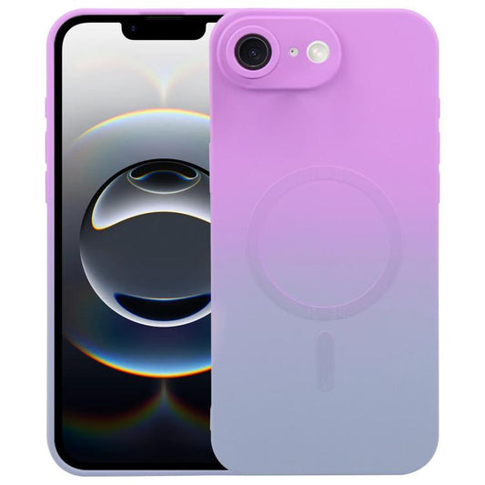 Liquid TPU Silicone Gradient MagSafe Phone Case, For iPhone 17e / 16e, For iPhone 17 Pro Max, For iPhone 17 Pro, For iPhone 17