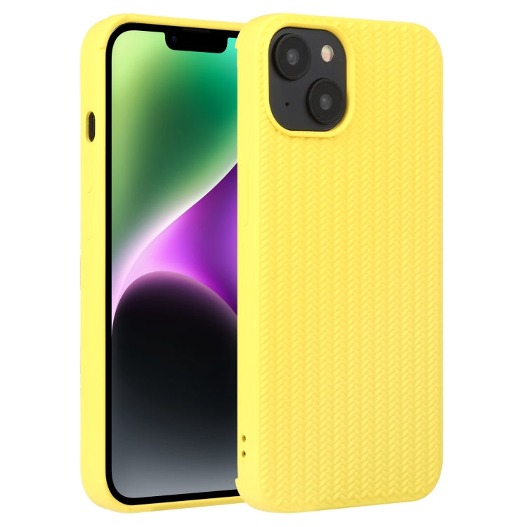 Weave Texture Silicone Phone Case, For iPhone 15