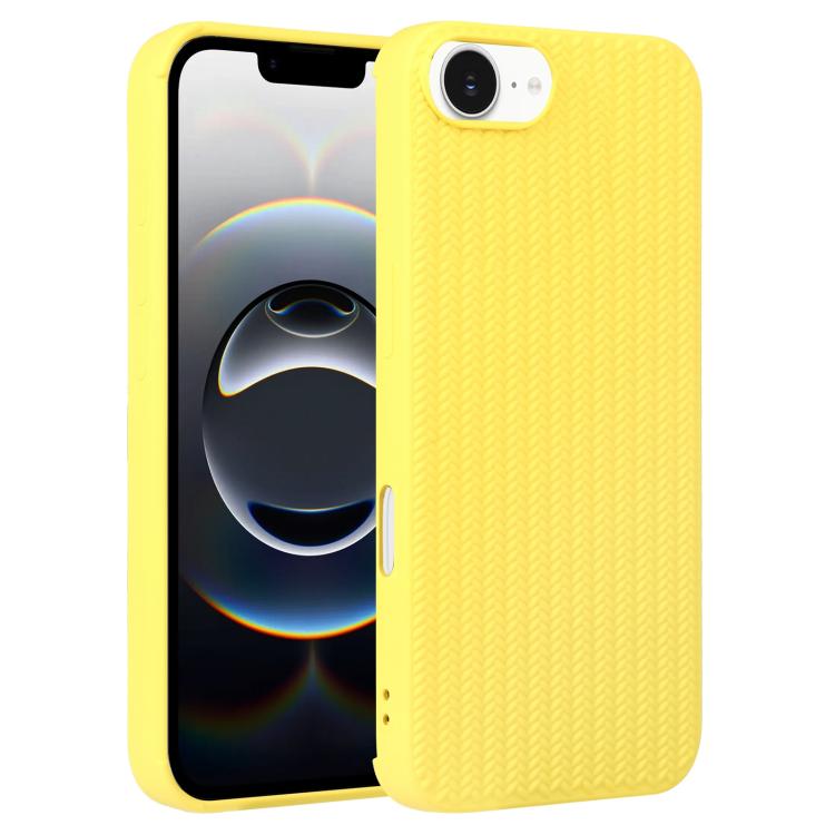 Weave Texture Silicone Phone Case, For iPhone 17e / 16e, For iPhone 16 Pro Max