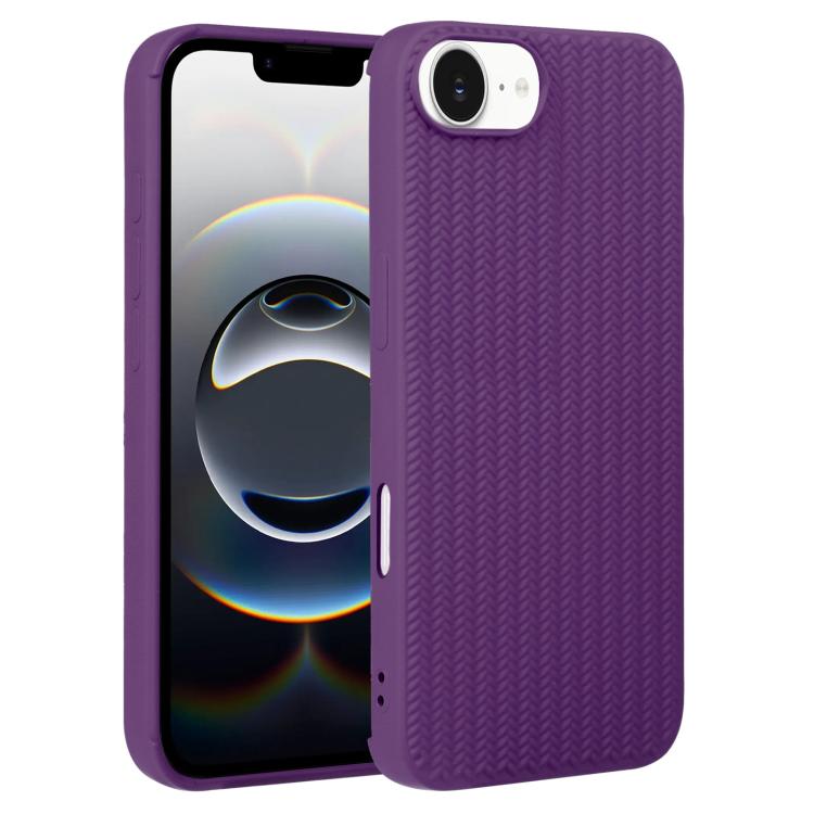 Weave Texture Silicone Phone Case, For iPhone 17e / 16e, For iPhone 16 Pro Max