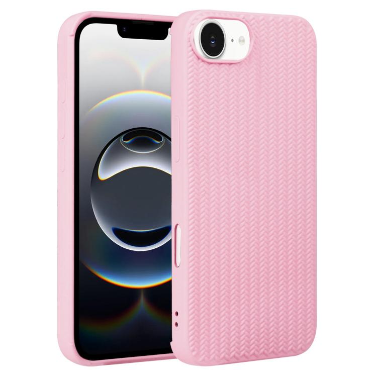 Weave Texture Silicone Phone Case, For iPhone 17e / 16e, For iPhone 16 Pro Max