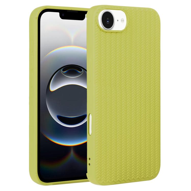 Weave Texture Silicone Phone Case, For iPhone 17e / 16e, For iPhone 16 Pro Max
