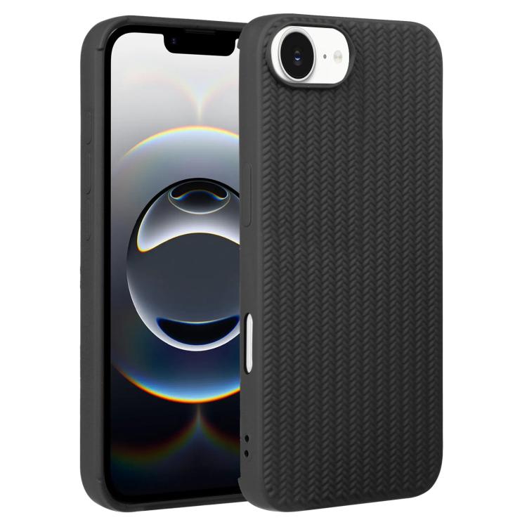 Weave Texture Silicone Phone Case, For iPhone 17e / 16e, For iPhone 16 Pro Max