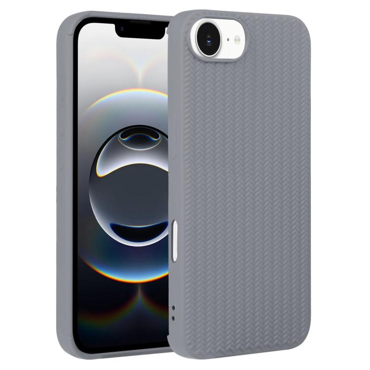 Weave Texture Silicone Phone Case, For iPhone 17e / 16e, For iPhone 16 Pro Max