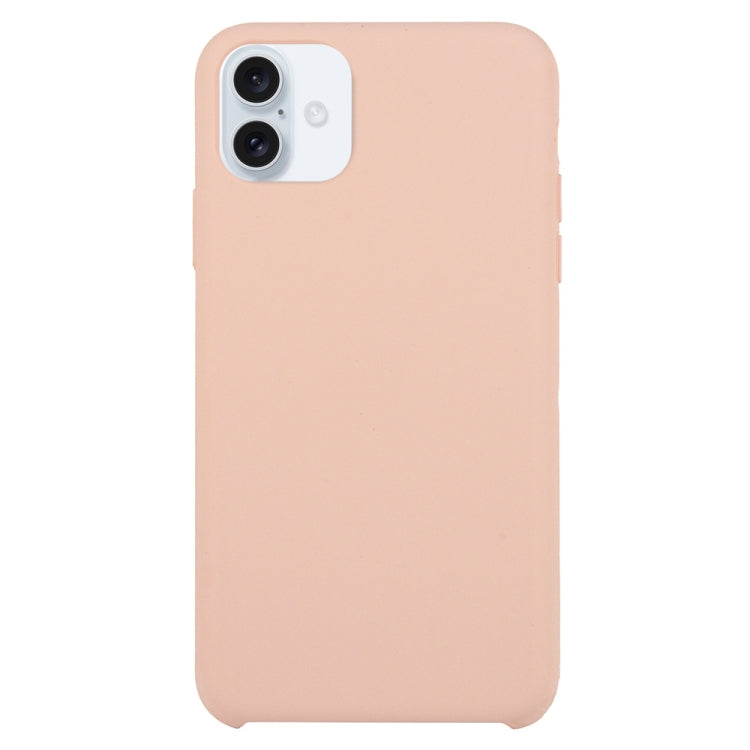 Solid Silicone Phone Case, For iPhone 16 Plus