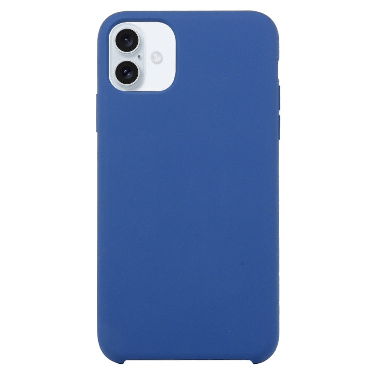 Solid Silicone Phone Case, For iPhone 16 Plus