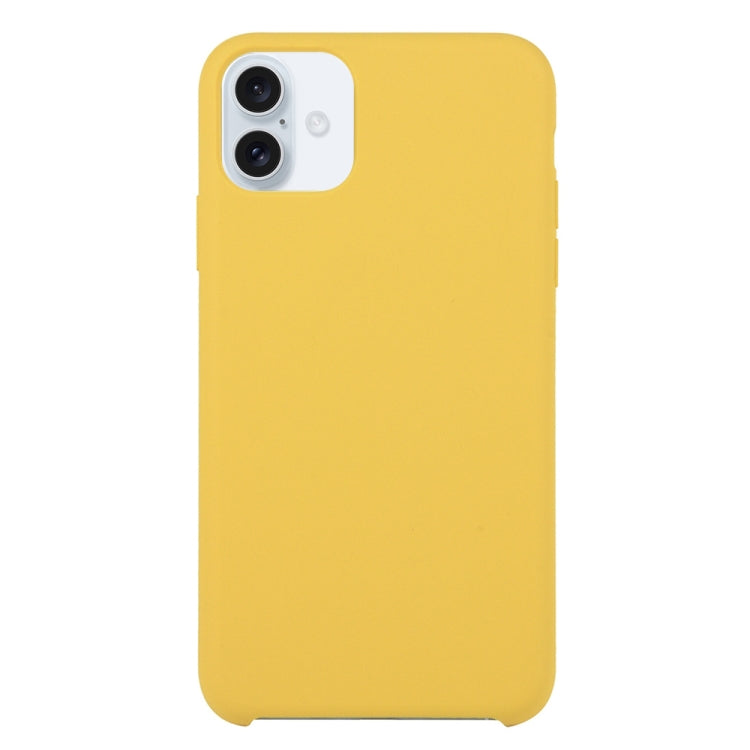 Solid Silicone Phone Case, For iPhone 16 Plus