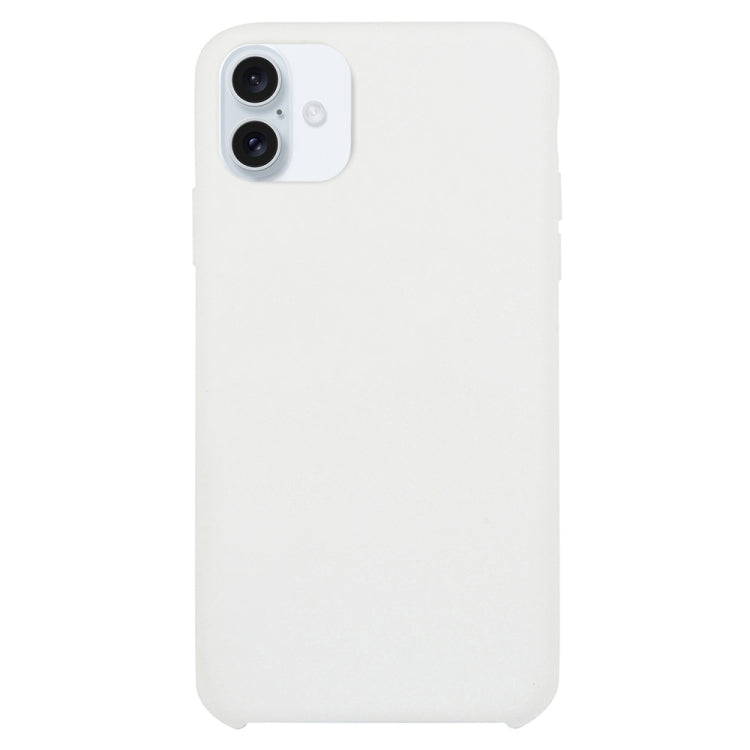 Solid Silicone Phone Case, For iPhone 16 Plus