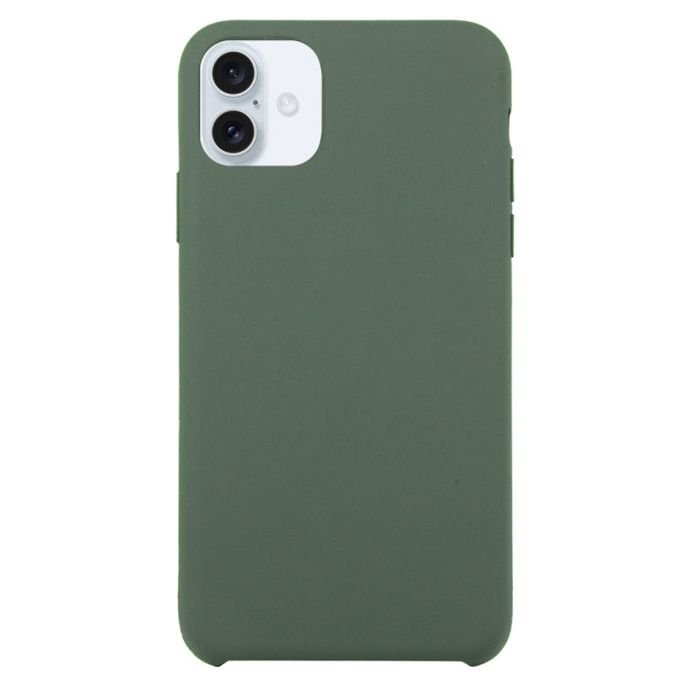 Solid Silicone Phone Case, For iPhone 16 Plus