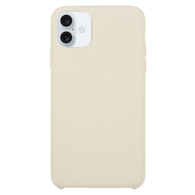 Solid Silicone Phone Case, For iPhone 16 Plus
