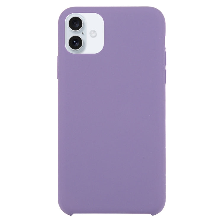 Solid Silicone Phone Case, For iPhone 16 Plus