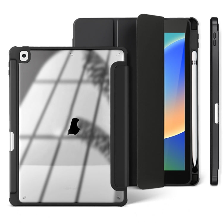 3-folding Acrylic Smart Leather Tablet Case, For iPad mini 6 / mini 2024, For iPad Pro 11 2022 / 2021 / 2020, For iPad 10th Gen 10.9 2022, For iPad Air 2022 / 2020 10.9, For iPad 10.2 2021 / 2020 / 2019, For iPad Pro 10.5 / Air 2019