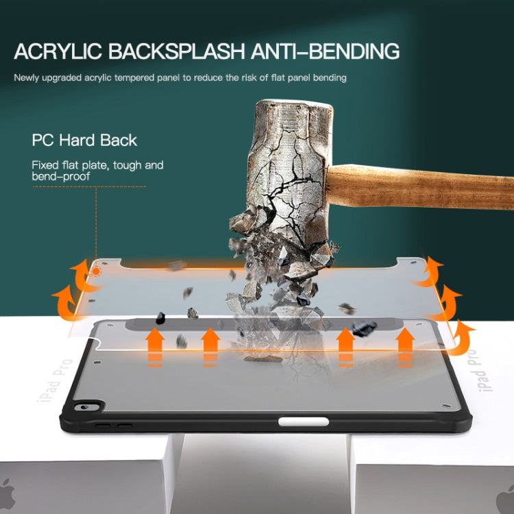 3-folding Acrylic Smart Leather Tablet Case, For iPad mini 6 / mini 2024, For iPad Pro 11 2022 / 2021 / 2020, For iPad 10th Gen 10.9 2022, For iPad Air 2022 / 2020 10.9, For iPad 10.2 2021 / 2020 / 2019, For iPad Pro 10.5 / Air 2019