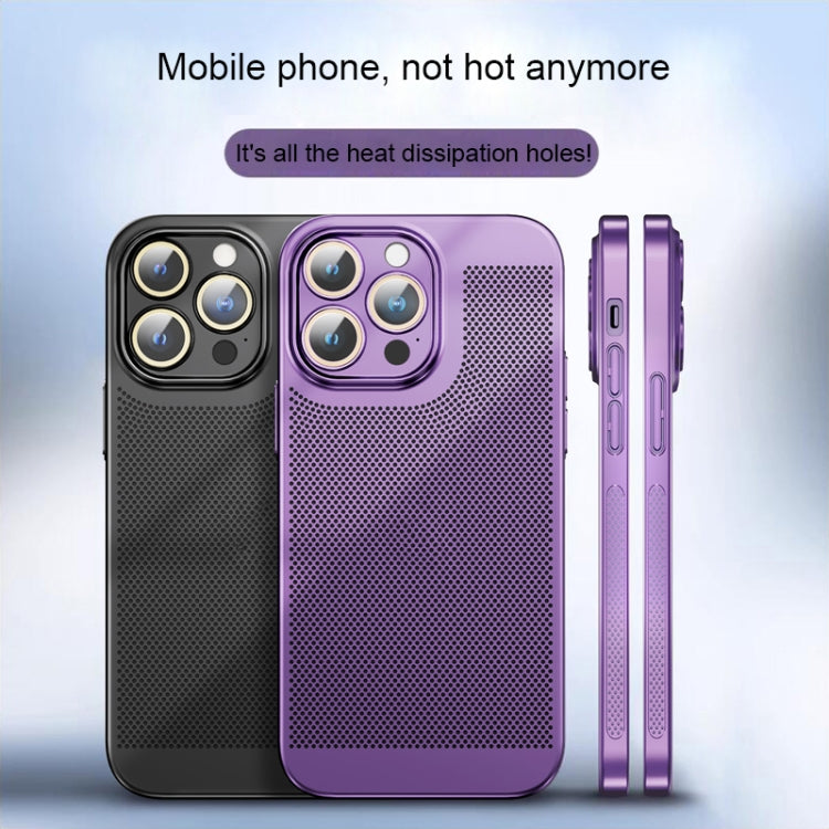 Ice Sense Heat Dissipation Electroplating PC Phone Case, For iPhone 11 Pro