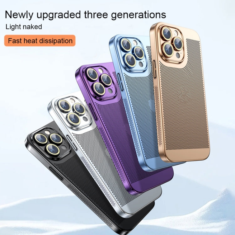 Ice Sense Heat Dissipation Electroplating PC Phone Case, For iPhone 13, For iPhone 12, For iPhone 12 Pro Max